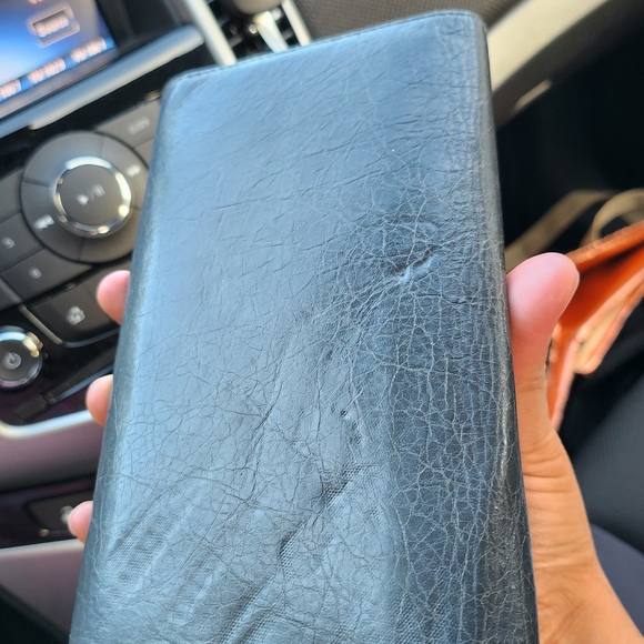 Balenciaga Black Leather Wallet - Picture 1 of 2